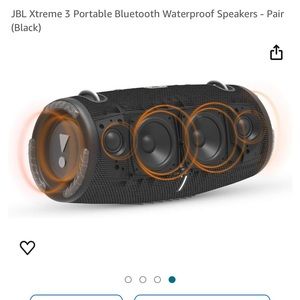 JBL Xtreme 3 Portable Speaker With Bluetooth Black lmk if y’all want it 📲